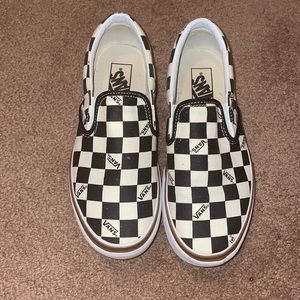 Platform Gum Sole Checkerboard Vans